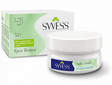 Swess PRO Night Face Cream 35+ for Normal and Combination Skin