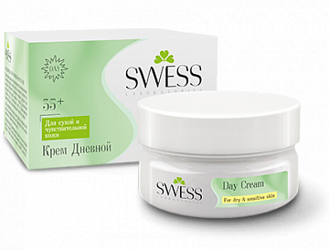 Крем для лица SWESS PRO дневной 35+ для сухой и чувствительной кожи